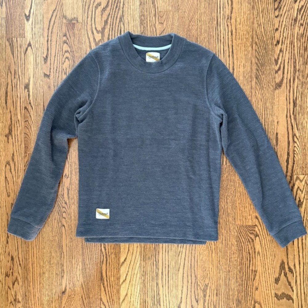 Tracksmith merino wool blend xs light sweatshirt
